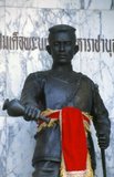 Somdet Phra Naresuan Maharat, or Somdet Phra Sanphet II (1555 - 1605) was King of the Ayutthaya Kingdom from 1590 until his death in 1605. Naresuan was one of Siam's most revered monarchs as he was known for his campaigns to free Siam from Burmese rule. During his reign numerous wars were fought against Burma, and Siam reached its greatest territorial extent and influence.