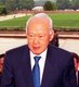 Singapore: Lee Kuan Yew, first Prime Minister of the Republic of Singapore (1959-1988), at the Pentagon, USA, in 2002