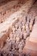 China: Warriors from the terracotta army guarding the tomb of Qin Shi Huang, first emperor of a unified China (r. 246-221 BCE), near Xi'an