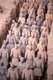 China: Warriors from the terracotta army guarding the tomb of Qin Shi Huang, first emperor of a unified China (r. 246-221 BCE), near Xi'an